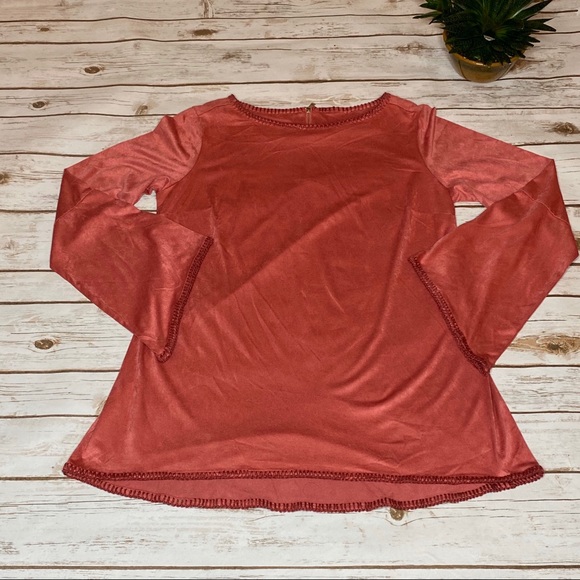 Soft Surroundings Beatrix faux suede tunic- Size Small - Picture 7 of 13